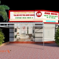 Thiết kế phòng khám kết hợp nhà thuốc Ánh Sáng 